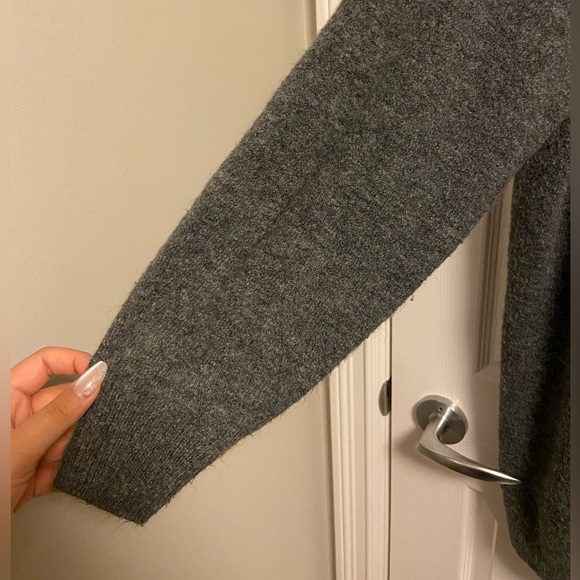 H&M long grey cardigan - Picture 5 of 5
